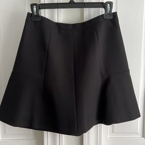 J crew black mini skirt